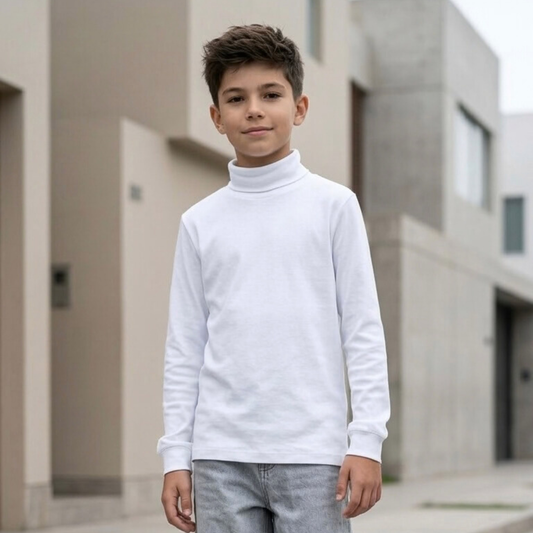 Cafarena Niña Niño - 100% Algodón (Blanco)