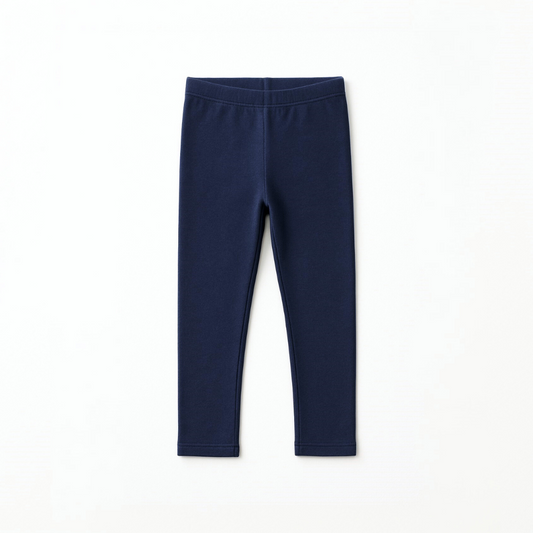 Legging Niña Basic Azul - Algodón