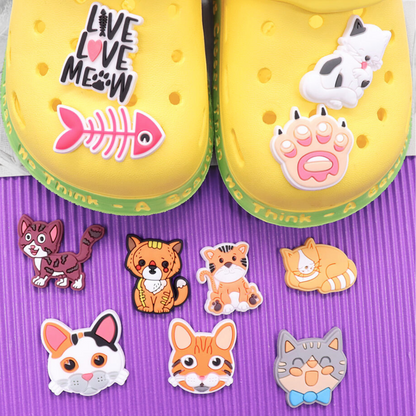 Accesorios para Crocs Pack Gatos #1