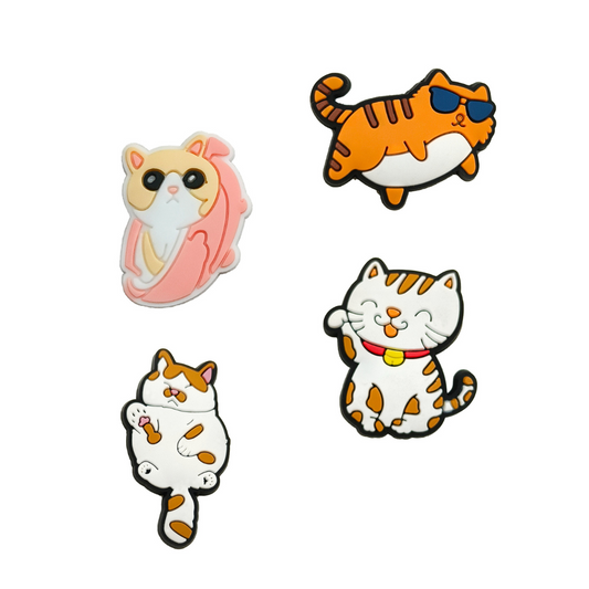 Accesorios para Crocs Pack Gatos Kawaii #2