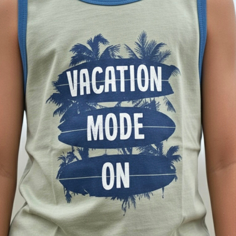 Polo Manga Cero Bividi Nino Algodon Vacation Mode Verde ANG Kiz