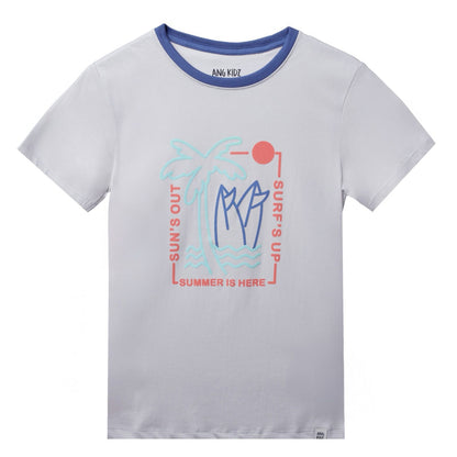 Polo Niño Algodon ANG Kidz - Gris