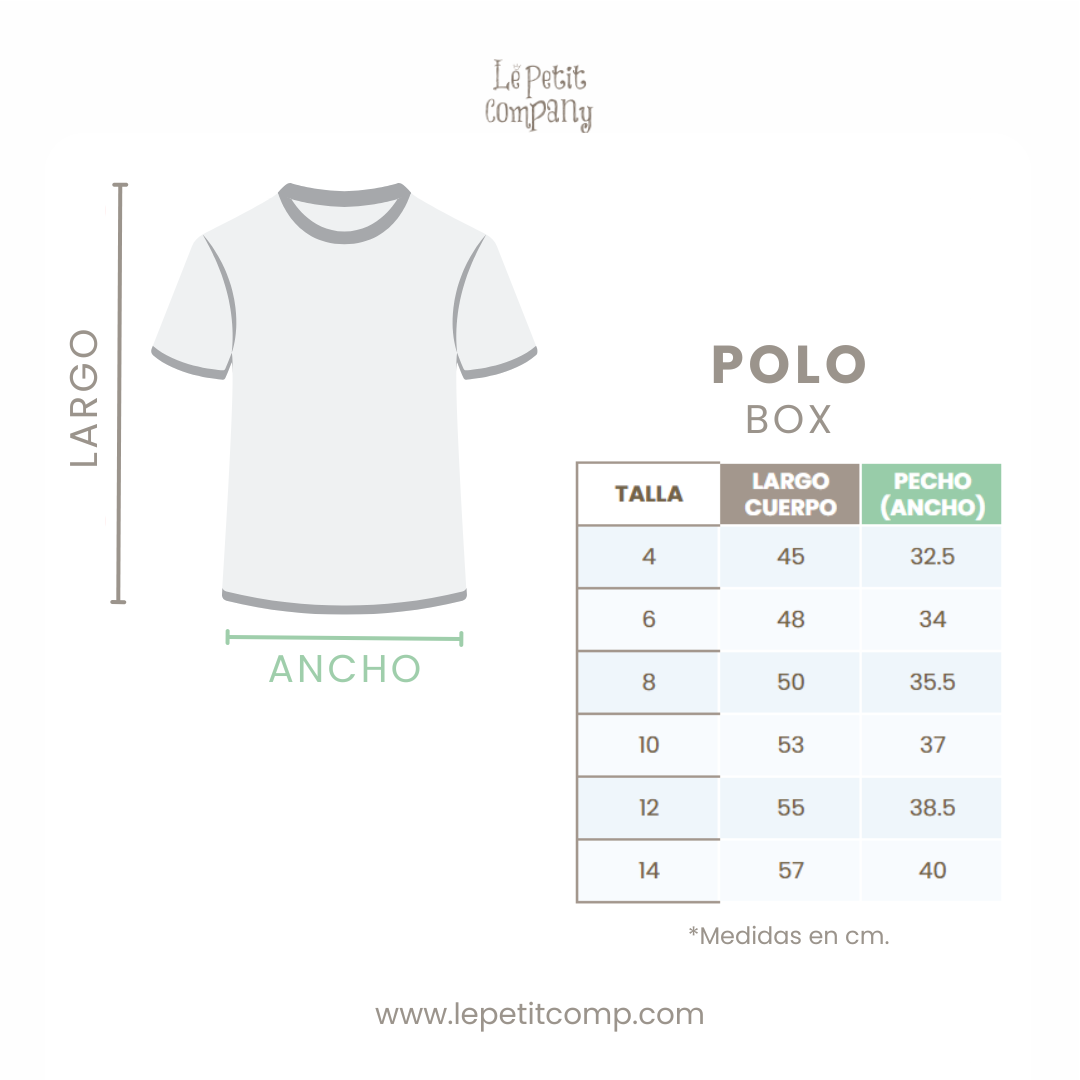 Polo Niño Algodon Botones - Le Petit Company