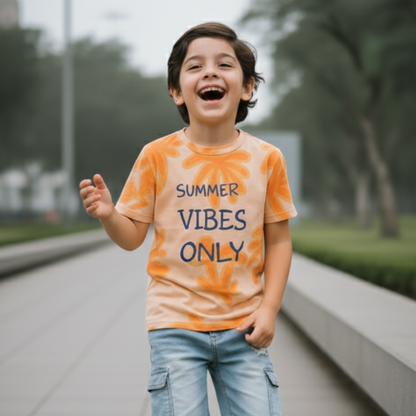 Polo Niño Summer Vibes Only (100% algodón)