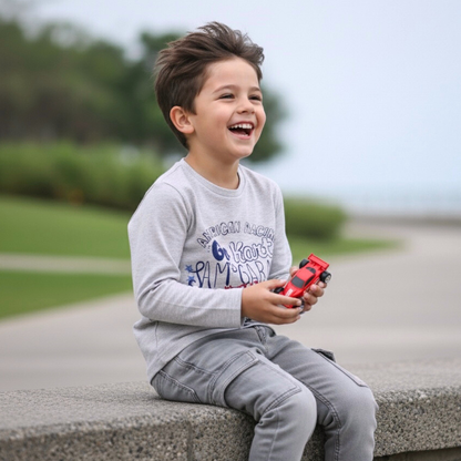 Polo Niño Manga Larga Go Kart! (100% Algodón)