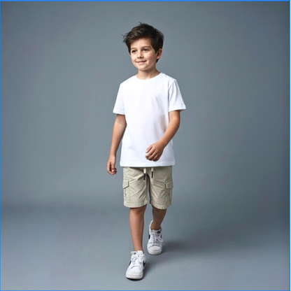 Short Niño Cargo - Beige