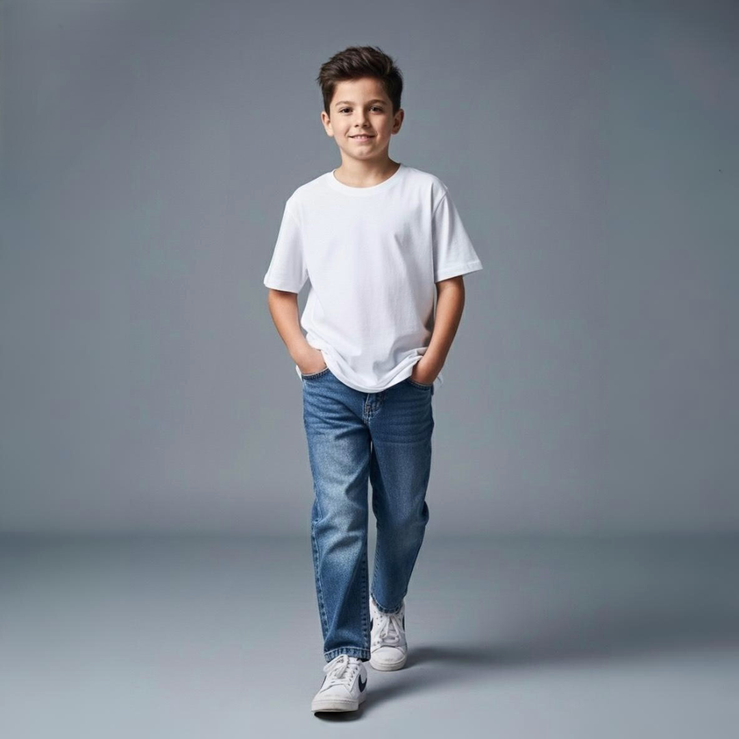 Jean Denim Clasico Niño - Azul
