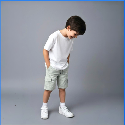 Short Niño Cargo - Verde