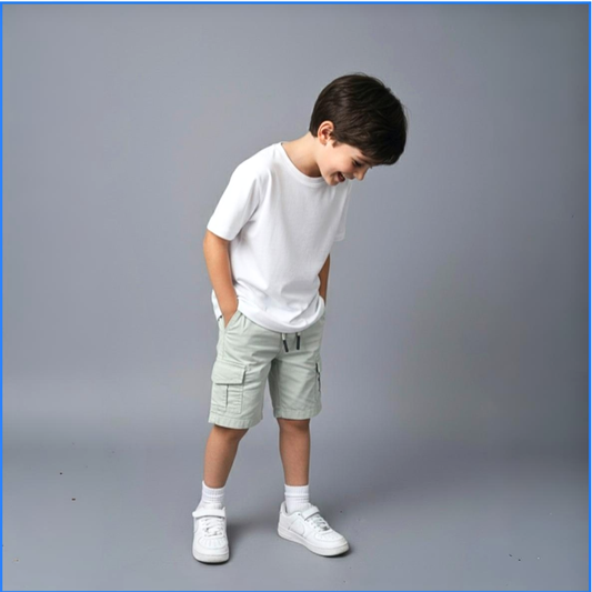 Short Niño Cargo - Verde