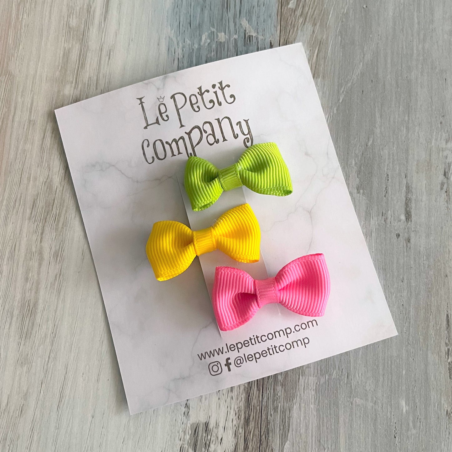 Mini Ganchos Tropical (3 unidades) - Le Petit Company