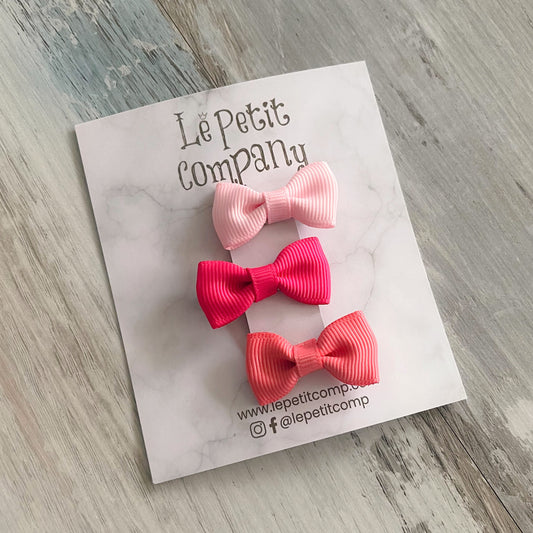 Mini Ganchos Pink (3 unidades) - Le Petit Company