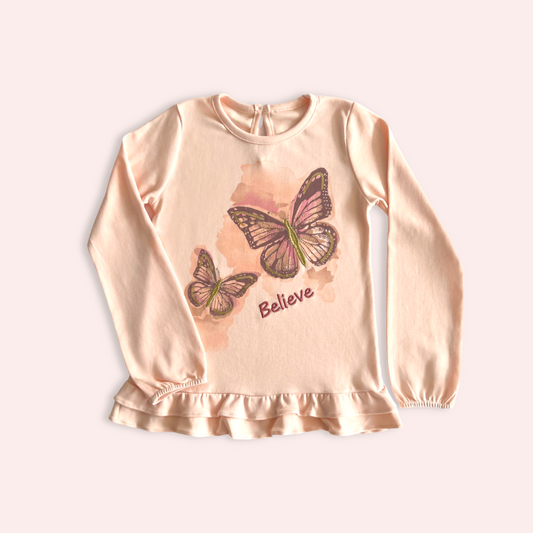 Polos Manga Larga Ni as Ropa para beb s ni as y ni os 100