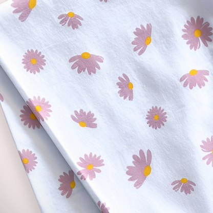 Legging Blanco Niña Margarita Algodón 1 - Le Petit Company