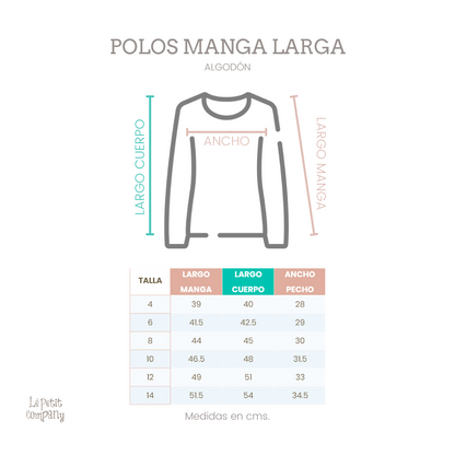 Polo "Don´t give up on your dreams" (Rayas Gris) - Le Petit Company