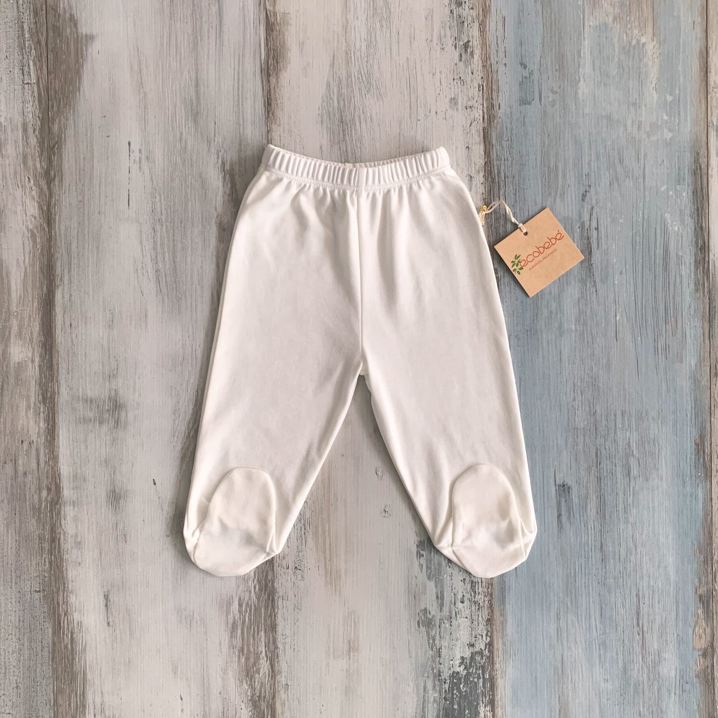 Pantalón Bebé con pie (100% Algodón Orgánico) - Le Petit Company